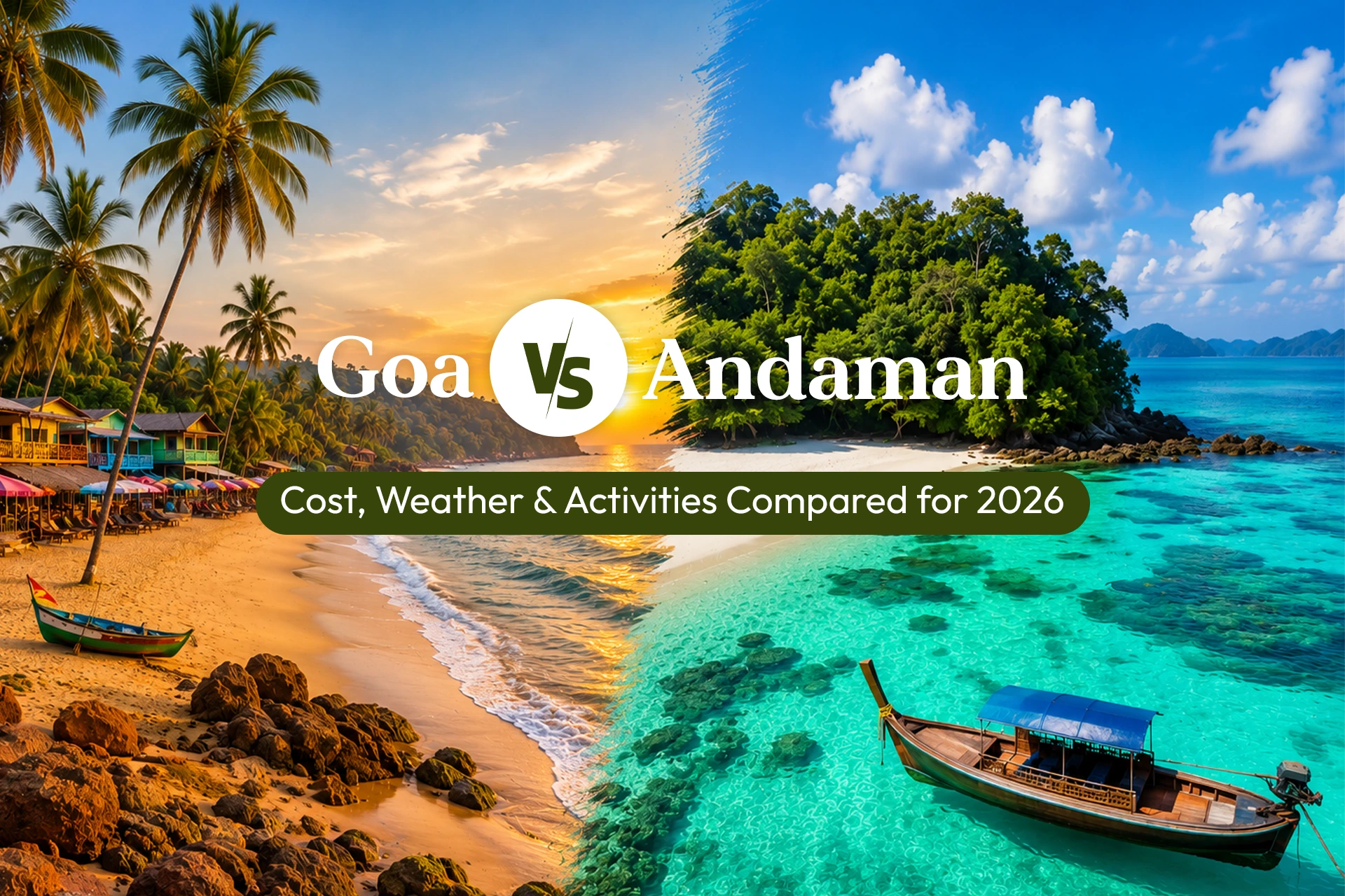 Goa vs Andaman Cost, Weather & Activities Compared for 2026